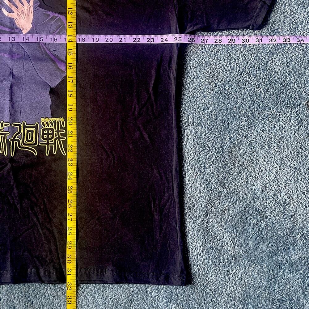 Jujutsu Kaisen Gojo Satoru T-Shirt Men’s 2XL Black Anime Manga Graphic Tee - Picture 3 of 6